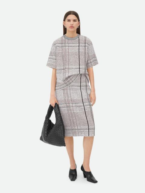 Bottega Veneta Notebook Cotton Viscose Jacquard Skirt