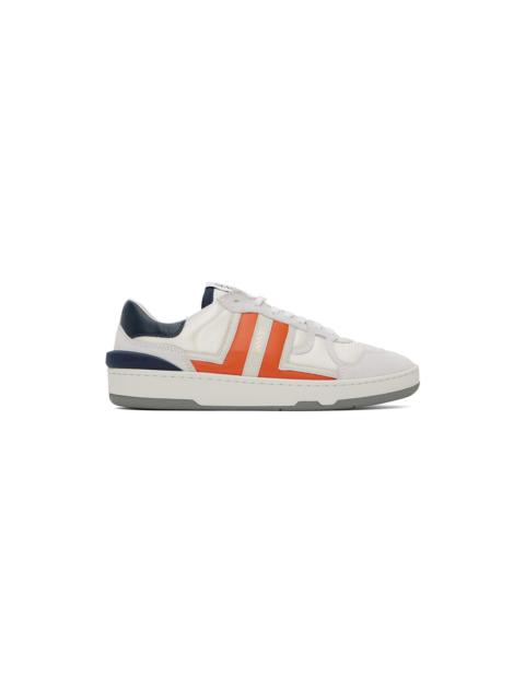 Lanvin Gray & Orange Clay Sneakers