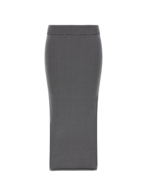 entire studios raw-edge pencil skirt
