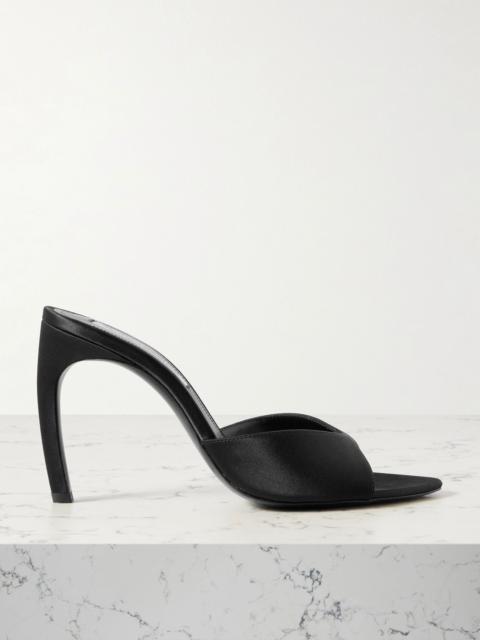 Victoria Beckham Satin mules Black