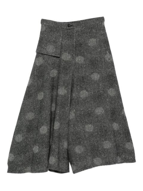 Yohji Yamamoto polka-dot skirt