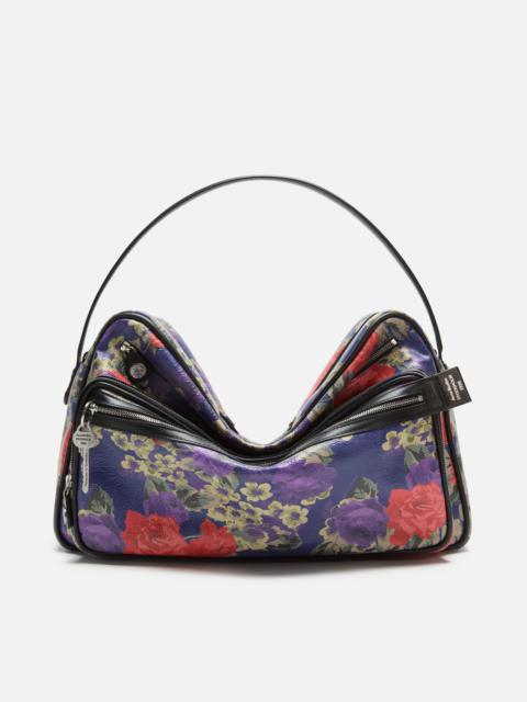 Acne Studios Camero Camera Flower Shoulder Bag - Violet purple