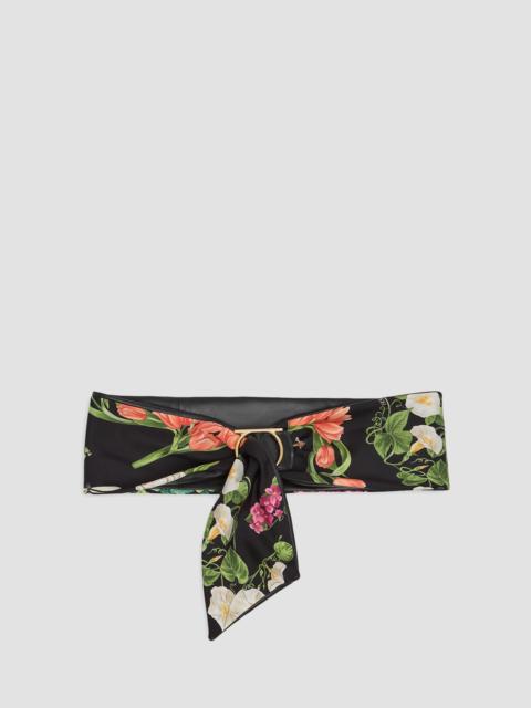 FERRAGAMO Women's Donna Adjustable Sash Belt - Nero Edenshoes
