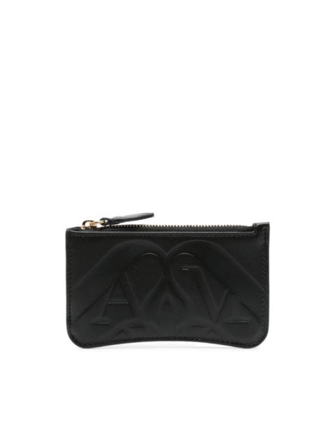 Alexander McQueen logo-debossed leather wallet