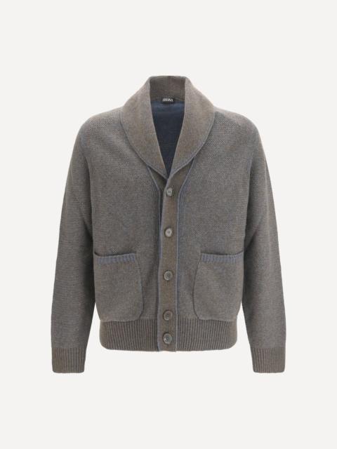 ZEGNA Cashmere and wool V-neck Cardigan