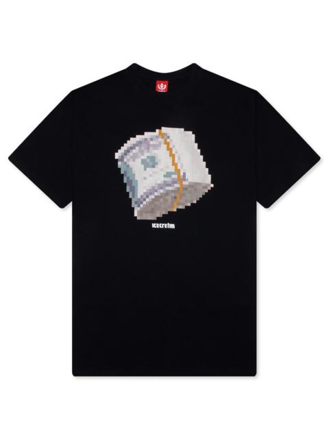 ICECREAM PIXEL S/S TEE - BLACK