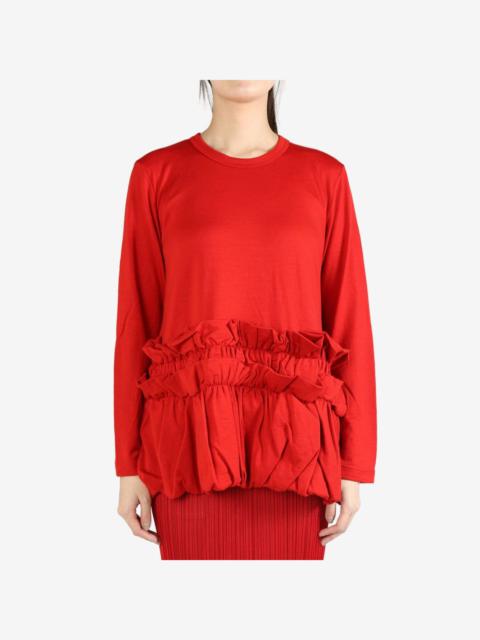 Comme des Garçons Comme des Garçons draped blouse