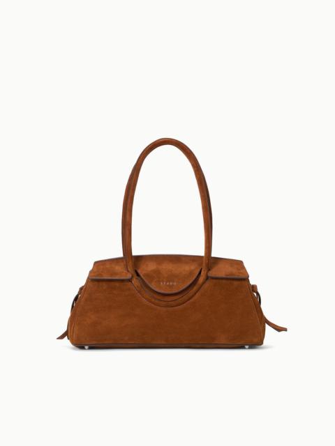 STAUD MAUDE SHOULDER BAG TABAC SUEDE