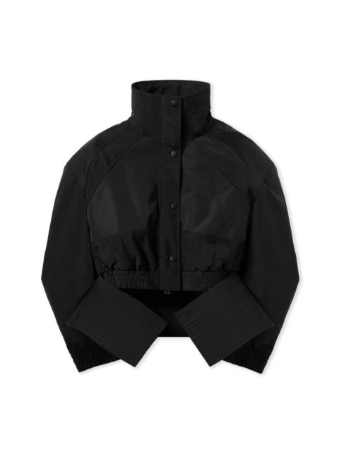 NY Twill Race Peplum Bomber