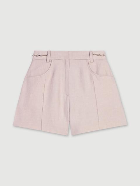 maje Linen shorts