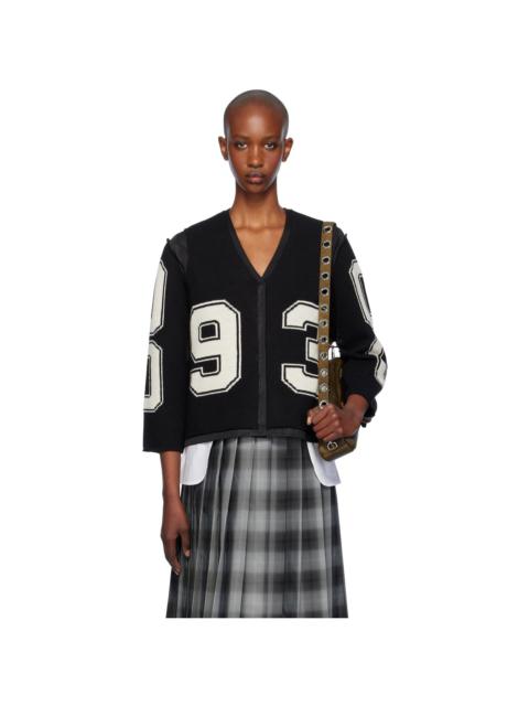 ASHLEY WILLIAMS Black '93' Cardigan
