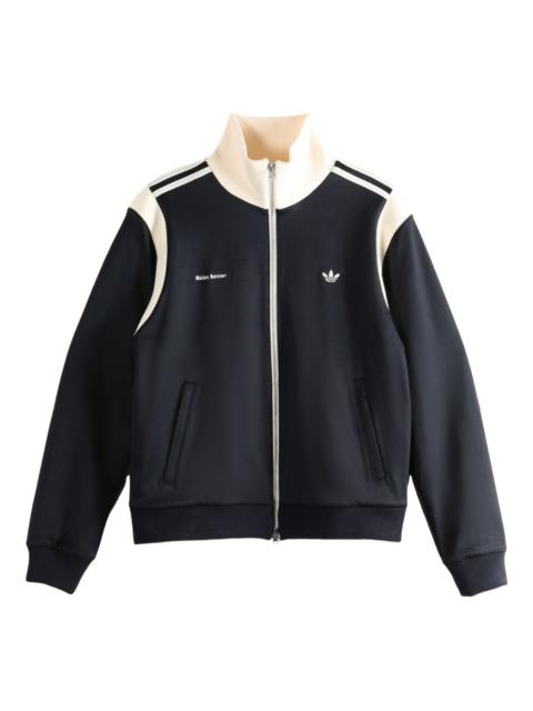 adidas zip-fastening sweatshirt