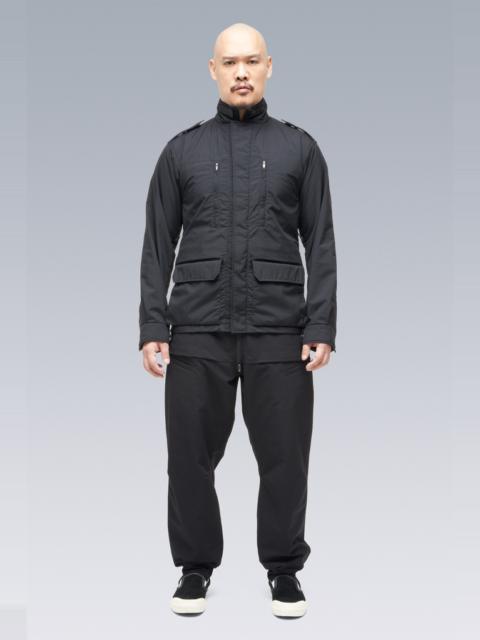 ACRONYM J3-HY Hybrid Construction Windstopper® Polartec® Alpha® / Powerstretch® Modular Jacket Black/Black