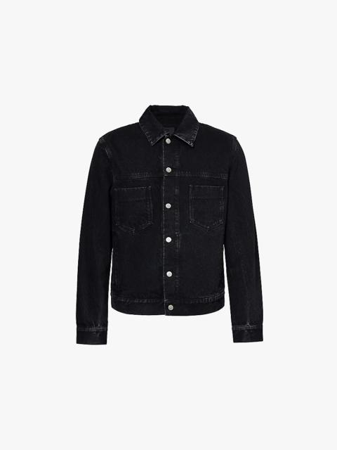 Relaxed-fit patch-pocket denim jacket