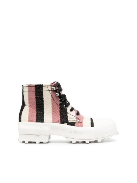 Traktori striped ankle boots