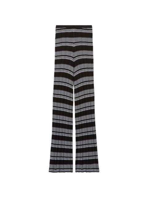 Claudie Pierlot striped slim-fit trousers