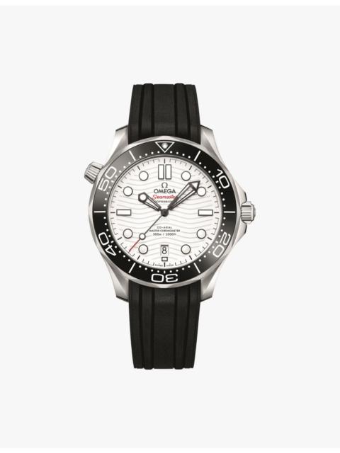 OMEGA 210.32.42.20.04.001 Seamaster Diver 300m steel and rubber self-winding watch