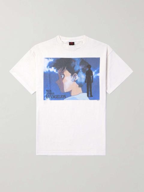 + Evangelion Printed Cotton-Jersey T-Shirt