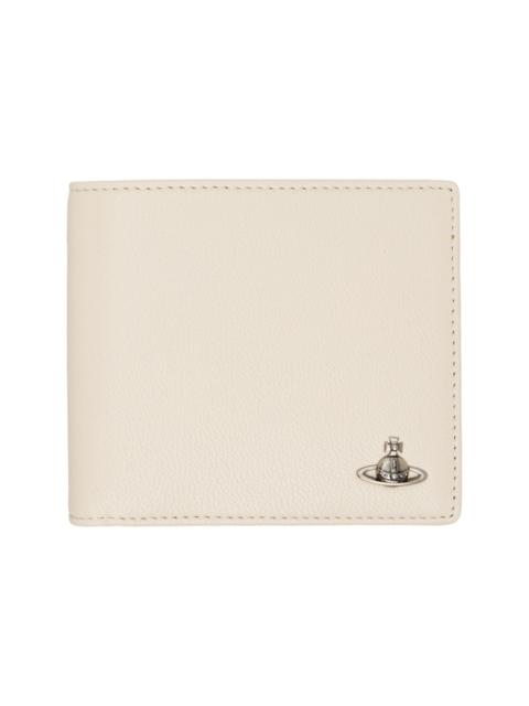 Vivienne Westwood Off-White Billfold Man Wallet