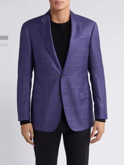 Plaid Virgin Wool Sport Coat