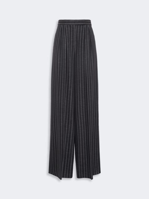 Max Mara RIO Pinstripe jersey trousers - ULTRAMARINE