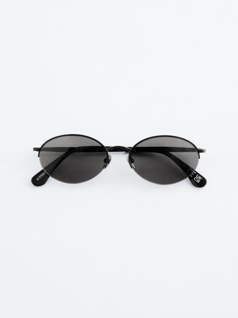 & Other Stories Round Wire-Frame Sunglasses