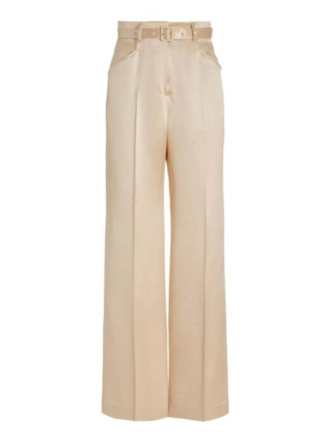 GABRIELA HEARST Norman Pant in Champagne Silk