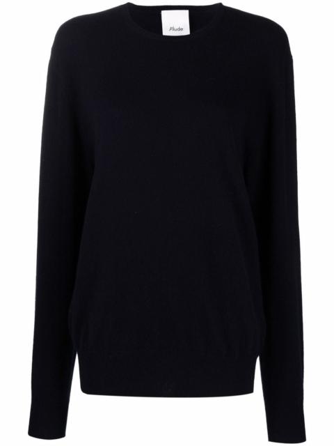 Allude fine-knit cashmere jumper