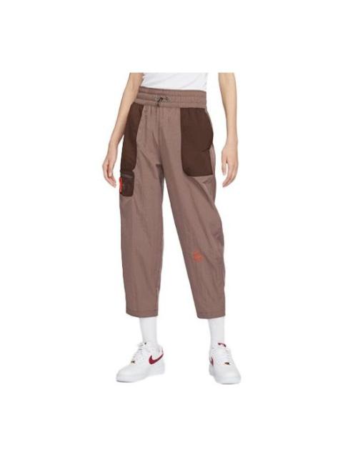Nike (WMNS) Nike Sportswear City Utility High-Waist Woven Pants 'Brown' DV8033-291