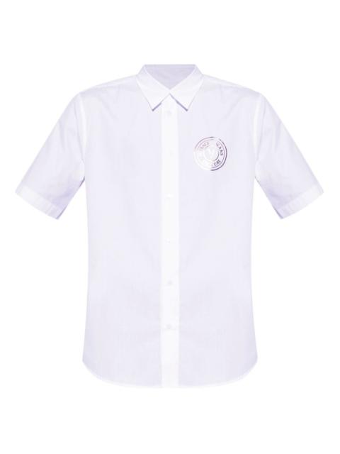 VERSACE JEANS COUTURE logo-print short-sleeve shirt