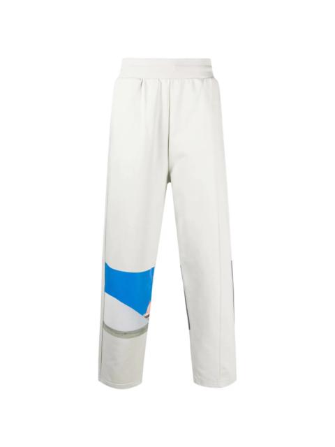 A-COLD-WALL* embroidered-logo organic-cotton track pants