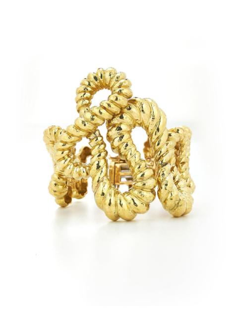 DAVID WEBB Textured Rope Bracelet