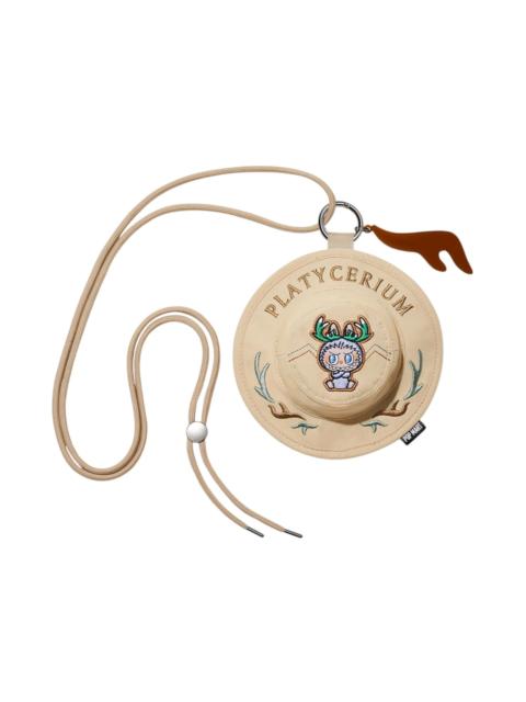 POP MART Pop Mart The Monsters Labubu Fall In Wild Series Platycerium Bucket Hat Mini Bag