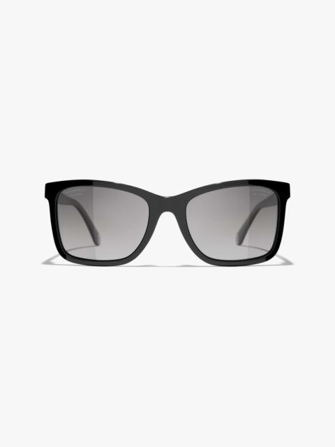 CHANEL Rectangle Sunglasses