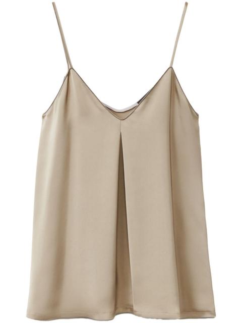 FABIANA FILIPPI pleat detailing tank top