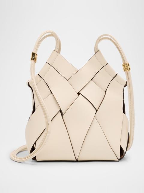 ULLA JOHNSON Charlotte Woven Leather Crossbody Bag