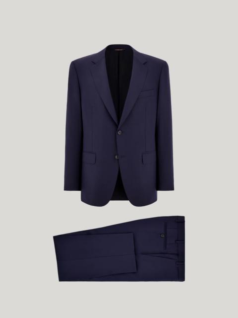 Canali BLUE WOOL SINGLE-BREASTED REGULAR-FIT SUIT