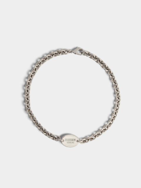 DSQUARED2 D2 TAG CHAIN NECKLACE