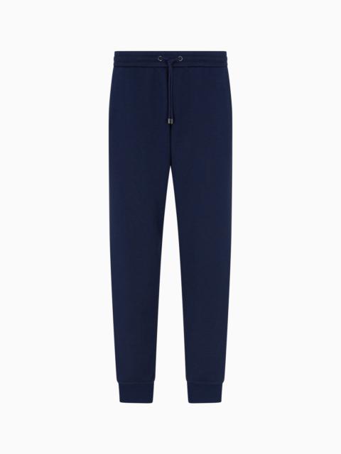 GIORGIO ARMANI COTTON-BLEND JOGGERS