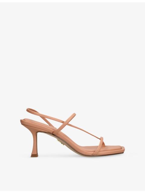 STEVE MADDEN Locke Faux-Leather Heeled Sandals