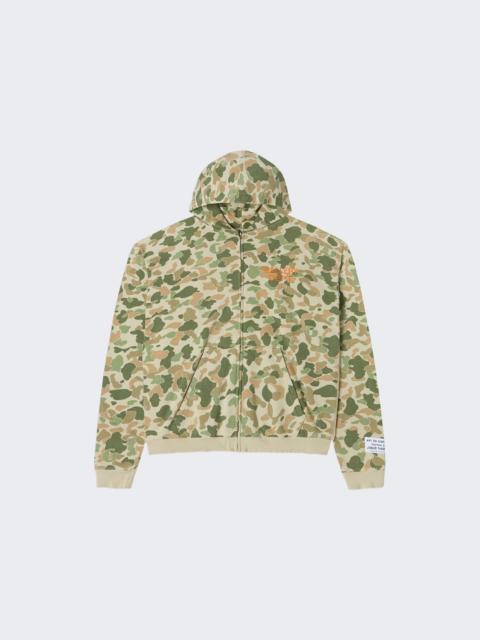 90's Full Zip Cut Off Frog Camo Plains