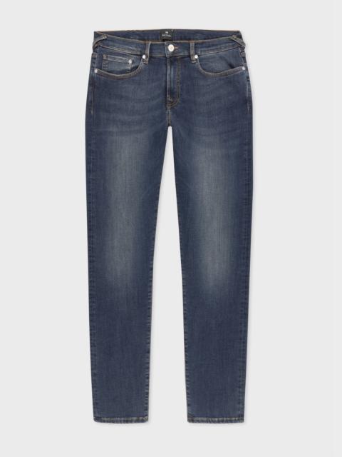 Paul Smith Tapered-Fit Antique Wash 'Organic Reflex Stretch' Jeans