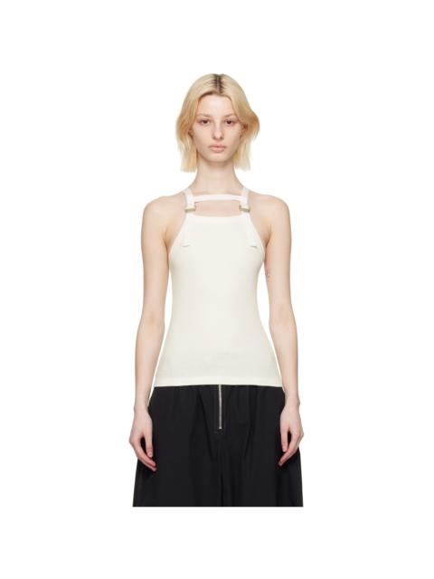 White Safety Harness Tank Top