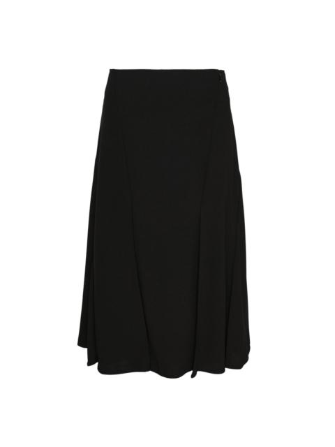 Jil Sander Fluid Wool Midi Skirt