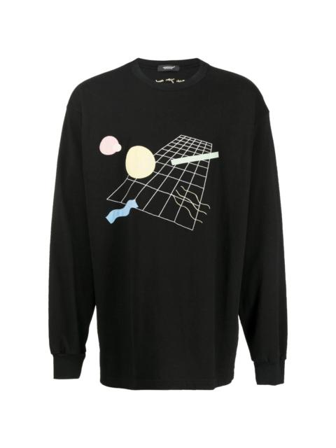 graphic embroidered sweatshirt
