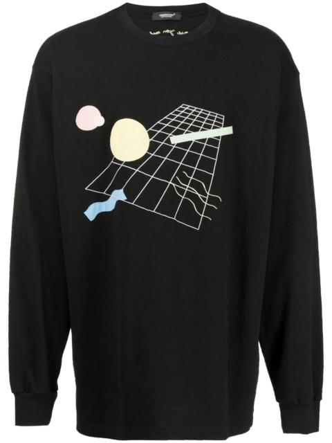 graphic embroidered sweatshirt