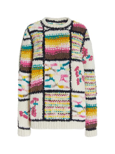 GABRIELA HEARST Lawrence Patchwork Sweater in Welfat Cashmere