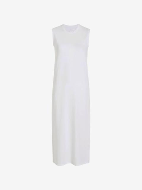Another Tomorrow sleeveless side-slit dress