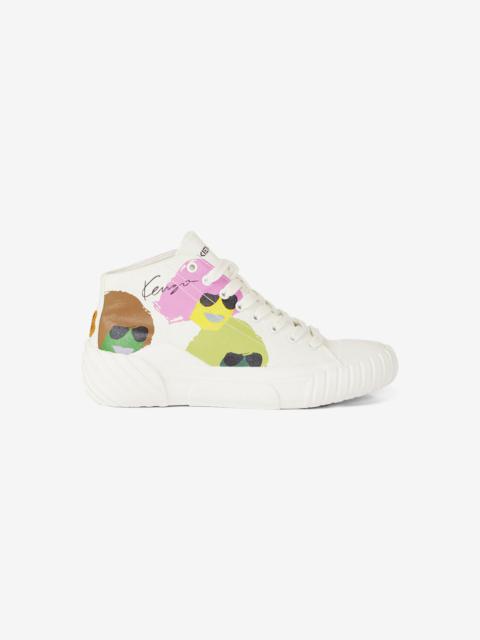 KENZO 'KENZO Tribute' canvas high-top trainers