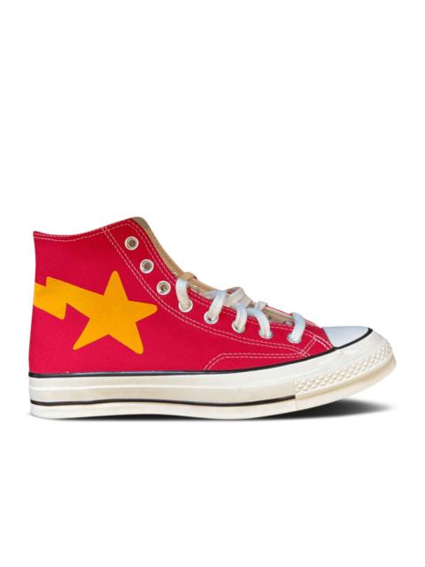 CHINATOWN MARKET X A BATHING APE X CHUCK TAYLOR ALL STAR HIGH 'RED IVORY'